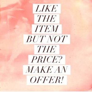 Never offended by an offer 😊